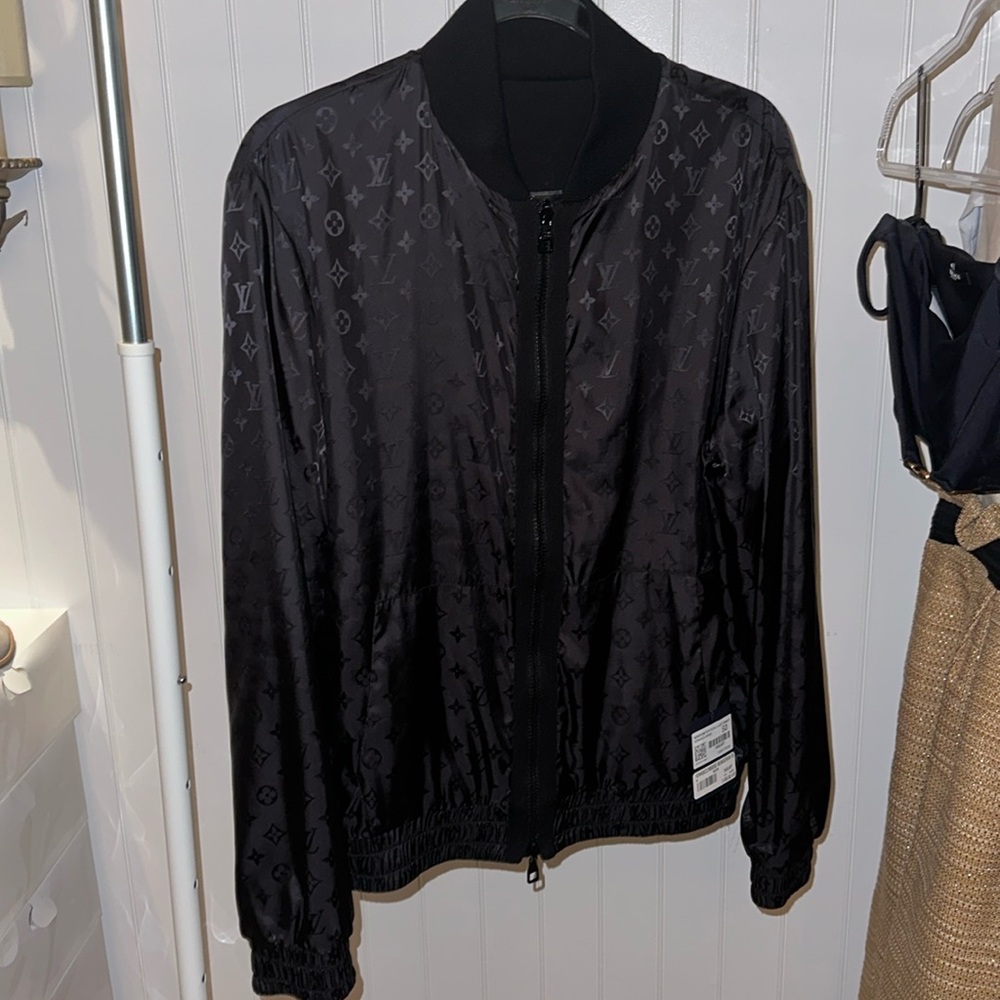 Louis Vuitton Monogram Reversible Bomber Unisex NWT size S